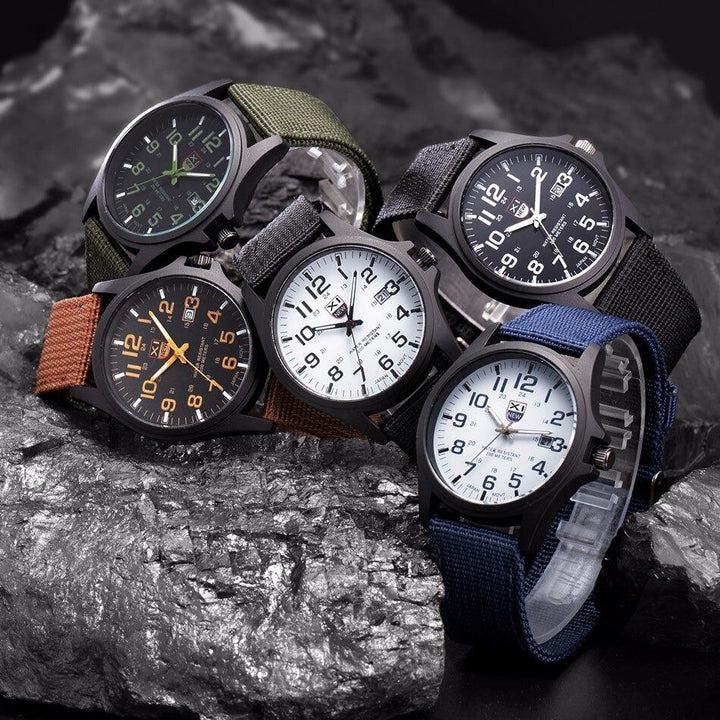 AdventureTime Herren-Taktikuhr – Stoßfest mit LED