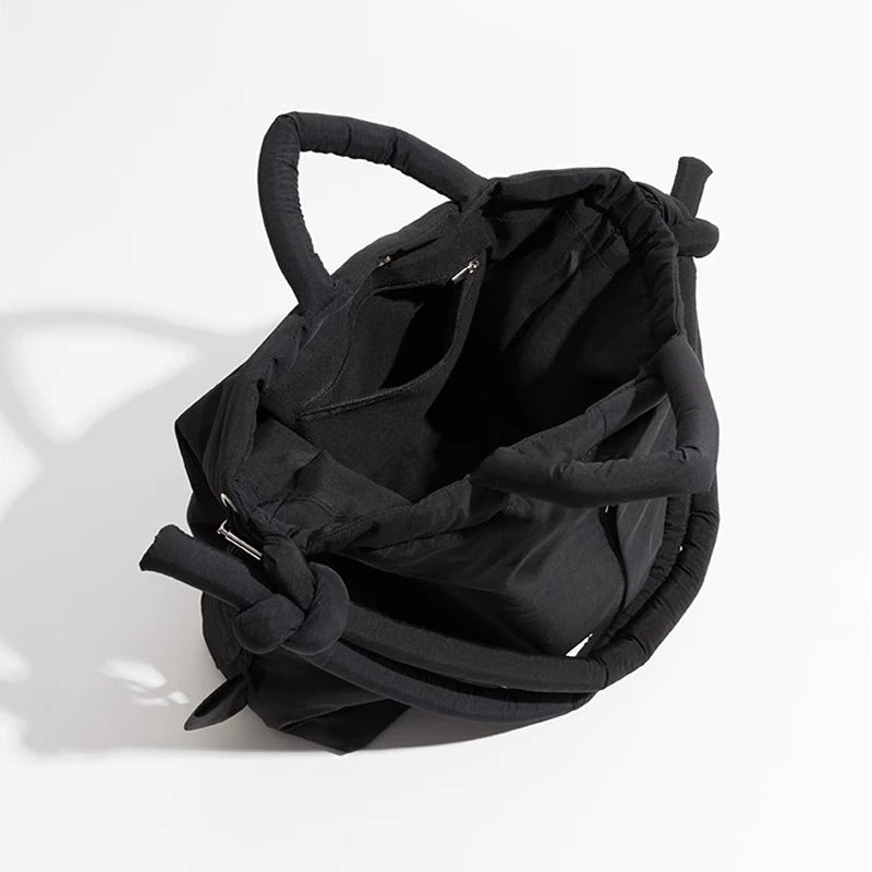Unique Puffer Shoulder Bag with Fashionable Volume - Riva
