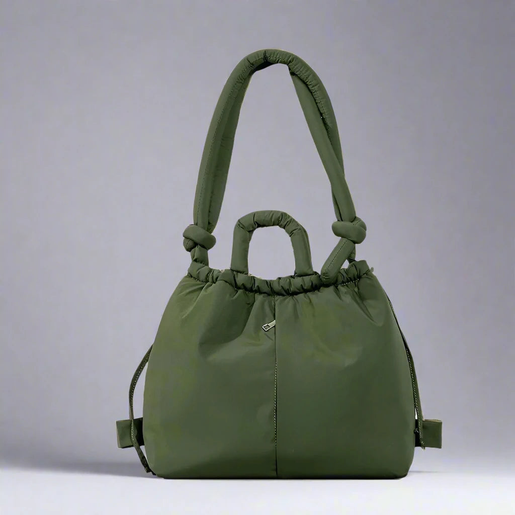 Unique Puffer Shoulder Bag with Fashionable Volume - Riva