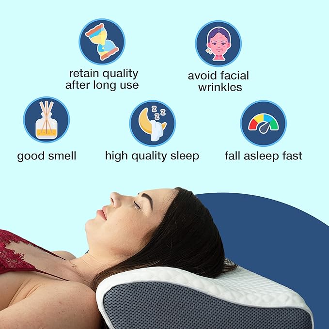 Anti-Snoring Cushion - Ergonomic Design | Snoring Reduction