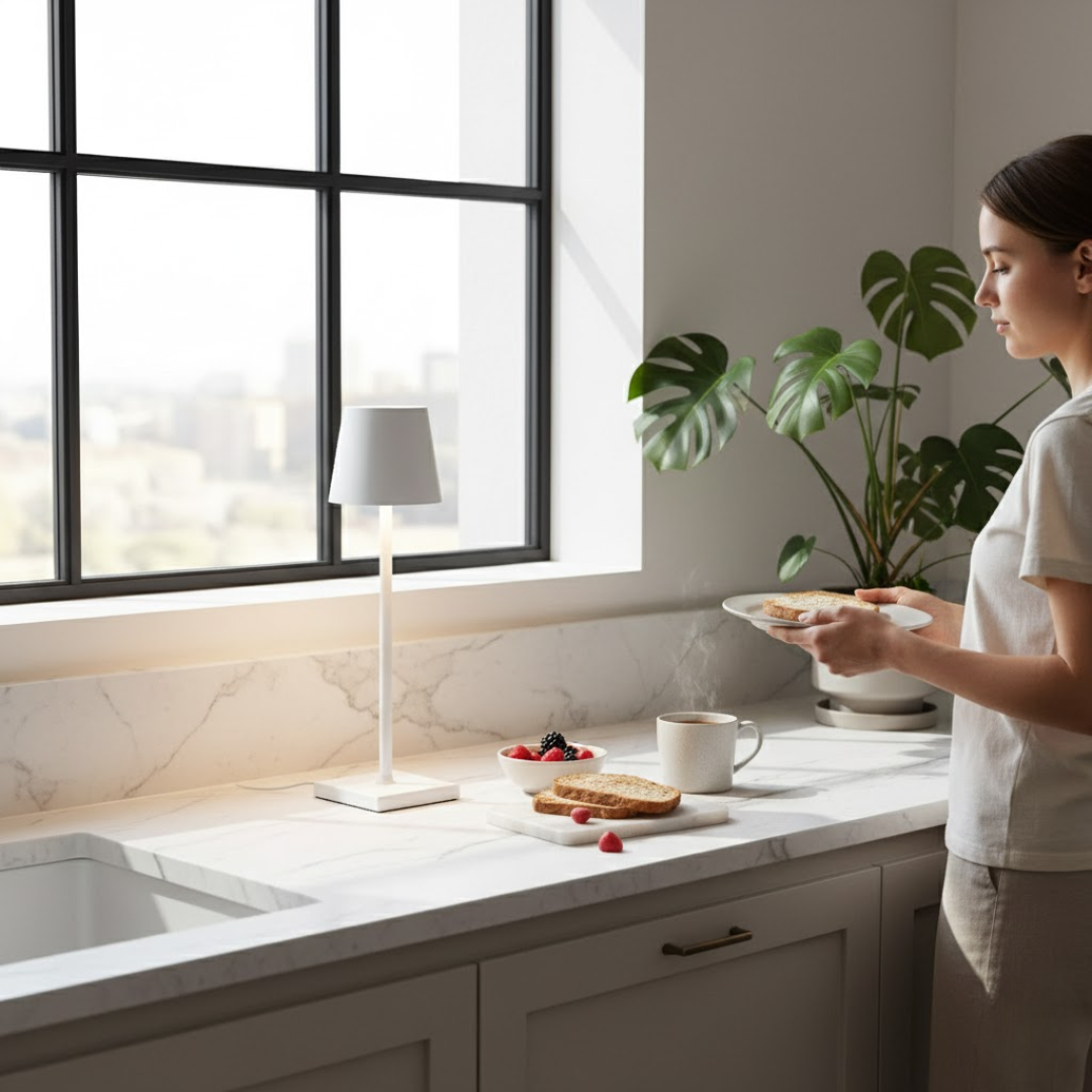 EternoLight | Wireless Table Lamp – Cosy Lighting for Home and Garden