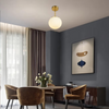 Valentina Modern LED Ceiling Lamp, Globe, Gold, Bedroom/Living Room