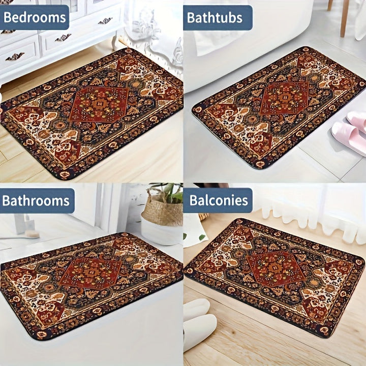 Von Persien Inspiriertes Badematten-Set – Saugfähig und Rutschfest