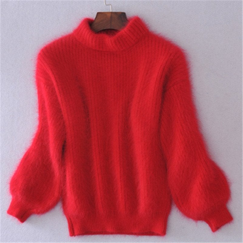 Mohair Turtleneck Sweater