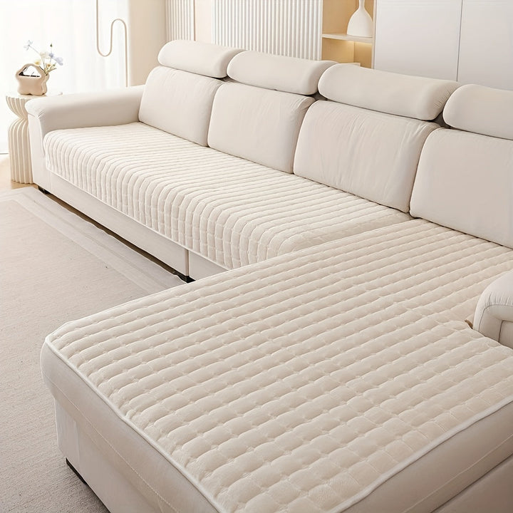 Elegant Quilted Sofa Cover – Comfort and Protection