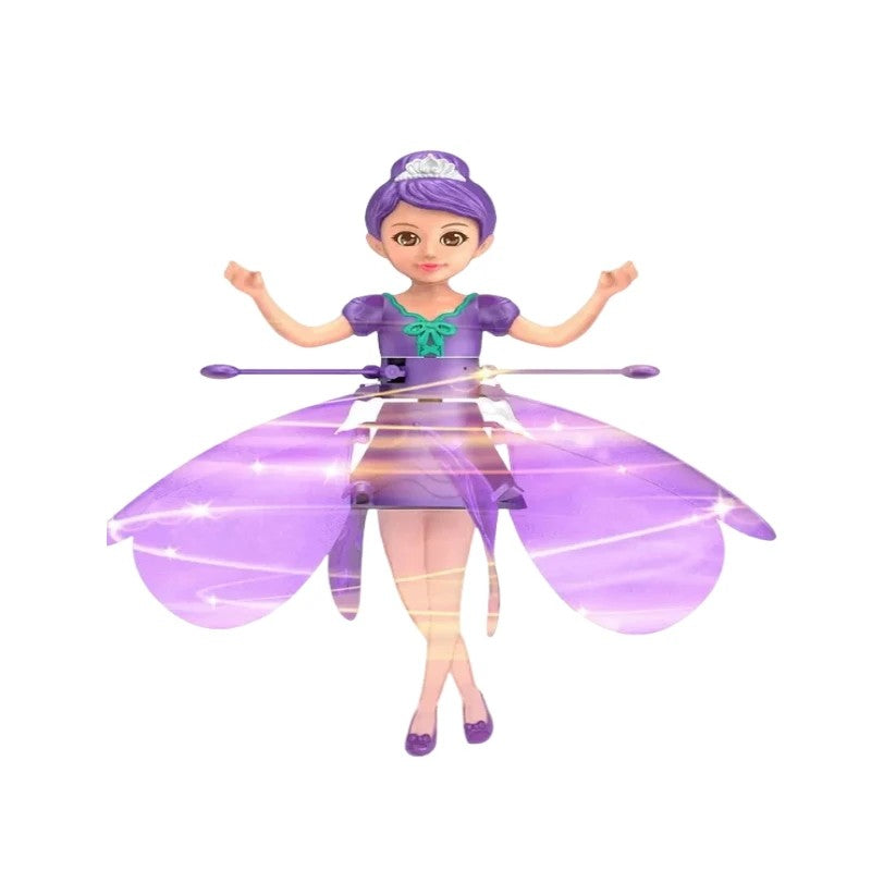 Fliegende Puppe mit Licht - Tanzsimulation und Gestensteuerung - Magisches Flugspielzeug für Kinder