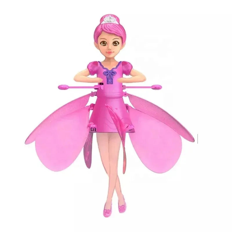 Flying Doll with Light - Dance Simulation and Gesture Control - Magical Flying Toy for Children