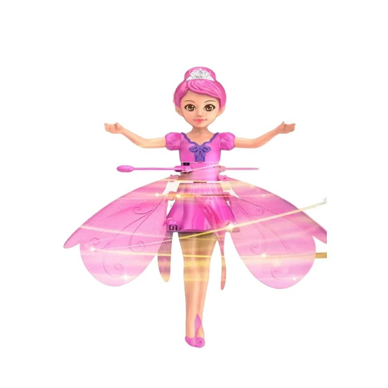 Flying Doll with Light - Dance Simulation and Gesture Control - Magical Flying Toy for Children