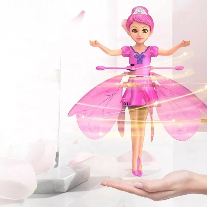 Flying Doll with Light - Dance Simulation and Gesture Control - Magical Flying Toy for Children