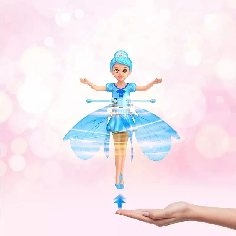 Flying Doll with Light - Dance Simulation and Gesture Control - Magical Flying Toy for Children