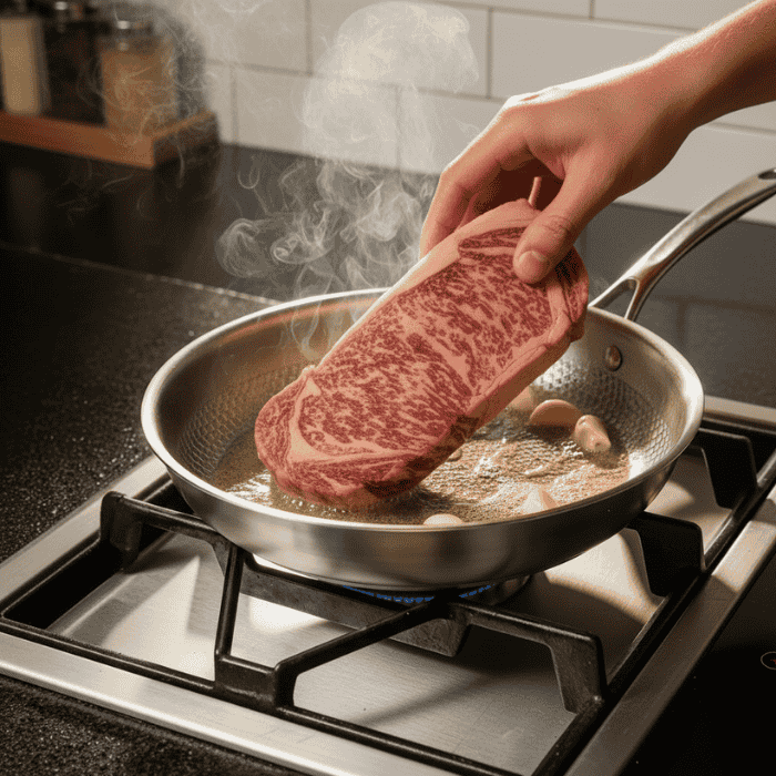 TITAN-PREMIUM PAN – High-Quality Uncoated Titanium Pan for All Hob Types