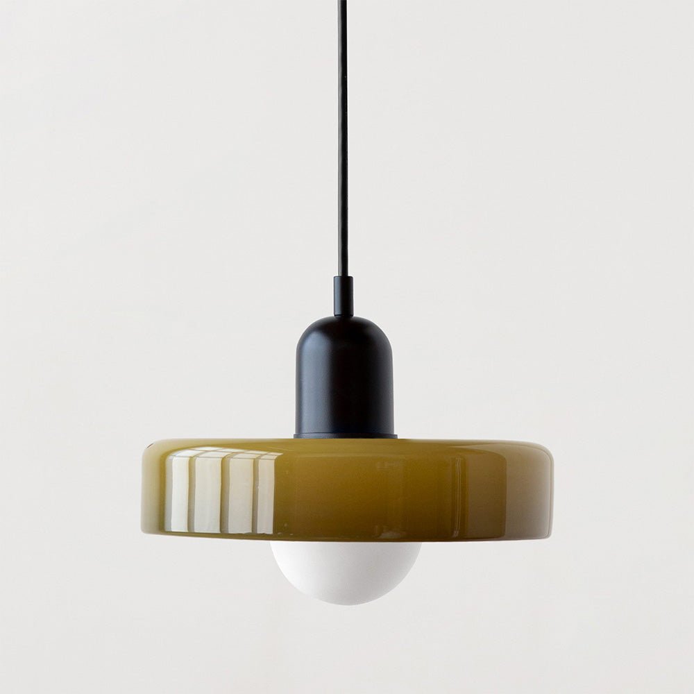 Bauhaus Geometric Glass Ceiling Lamp