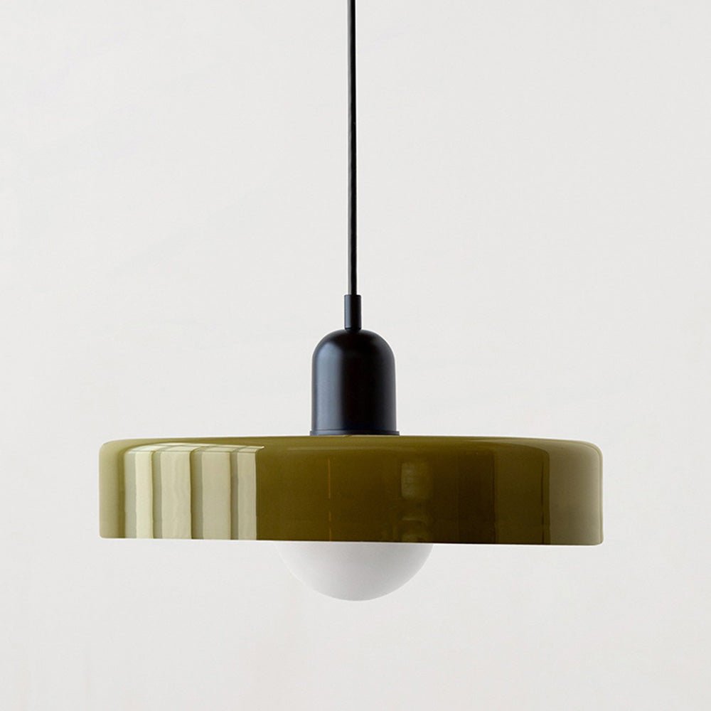 Bauhaus Geometric Glass Ceiling Lamp