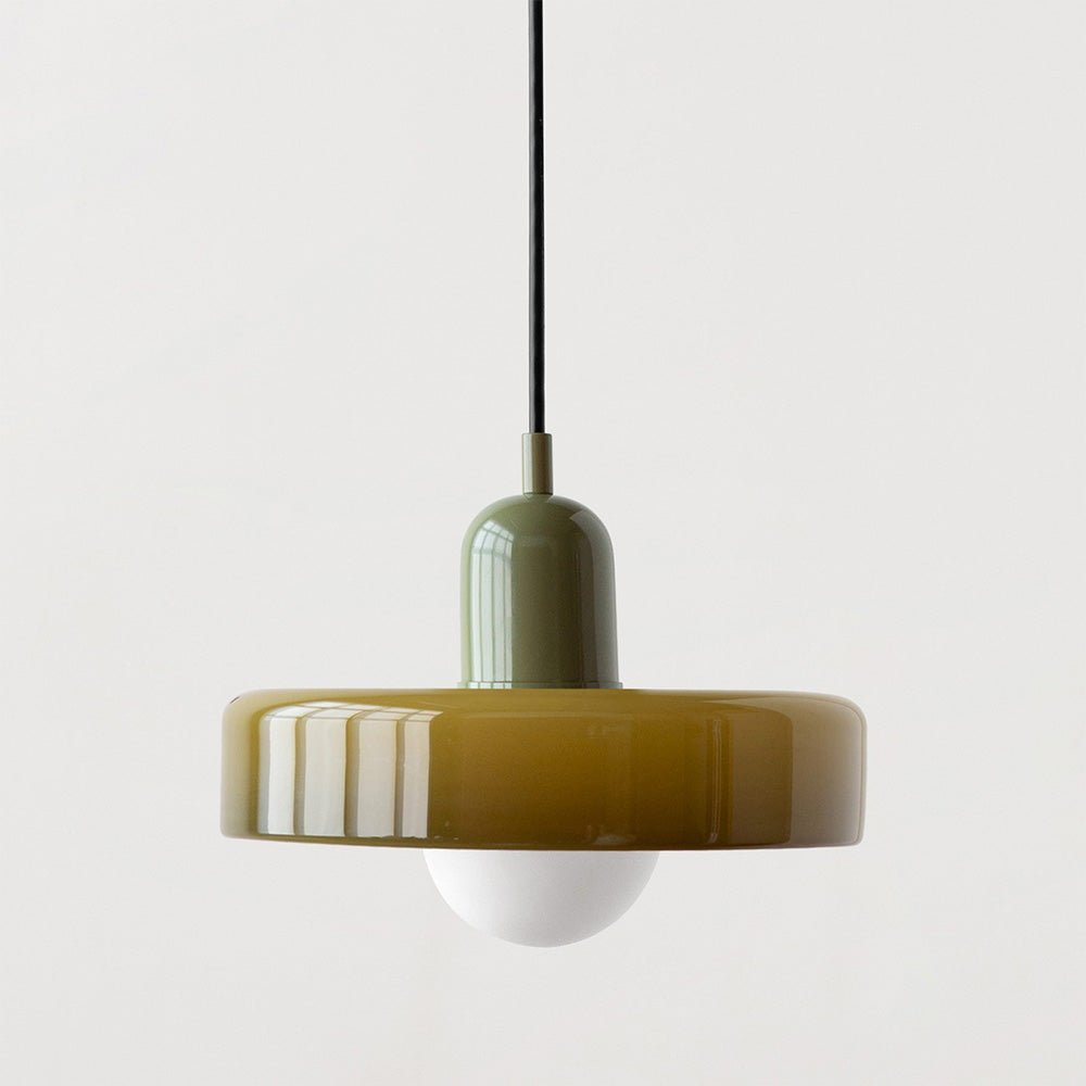 Bauhaus Geometric Glass Ceiling Lamp