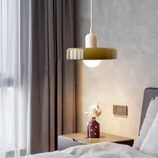 Bauhaus Geometric Glass Ceiling Lamp