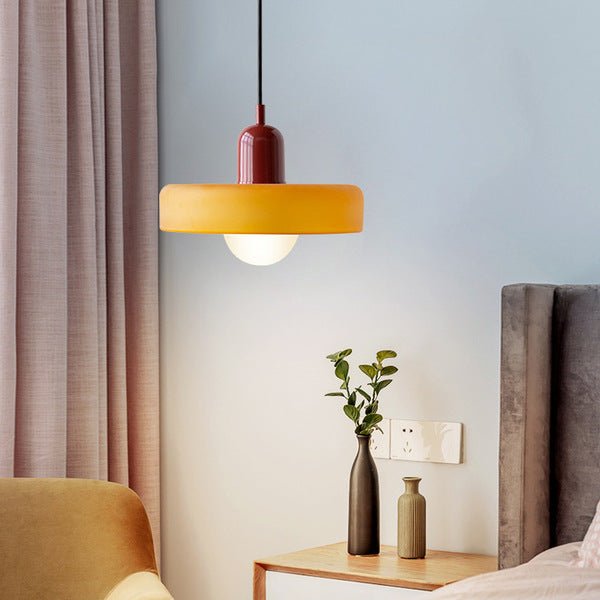 Bauhaus Geometric Glass Ceiling Lamp