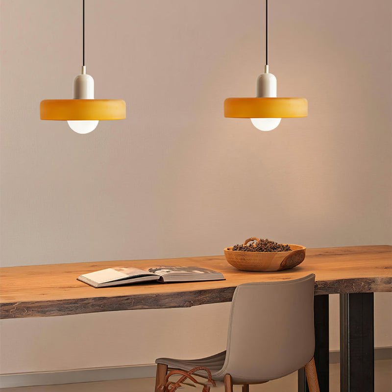 Bauhaus Geometric Glass Ceiling Lamp