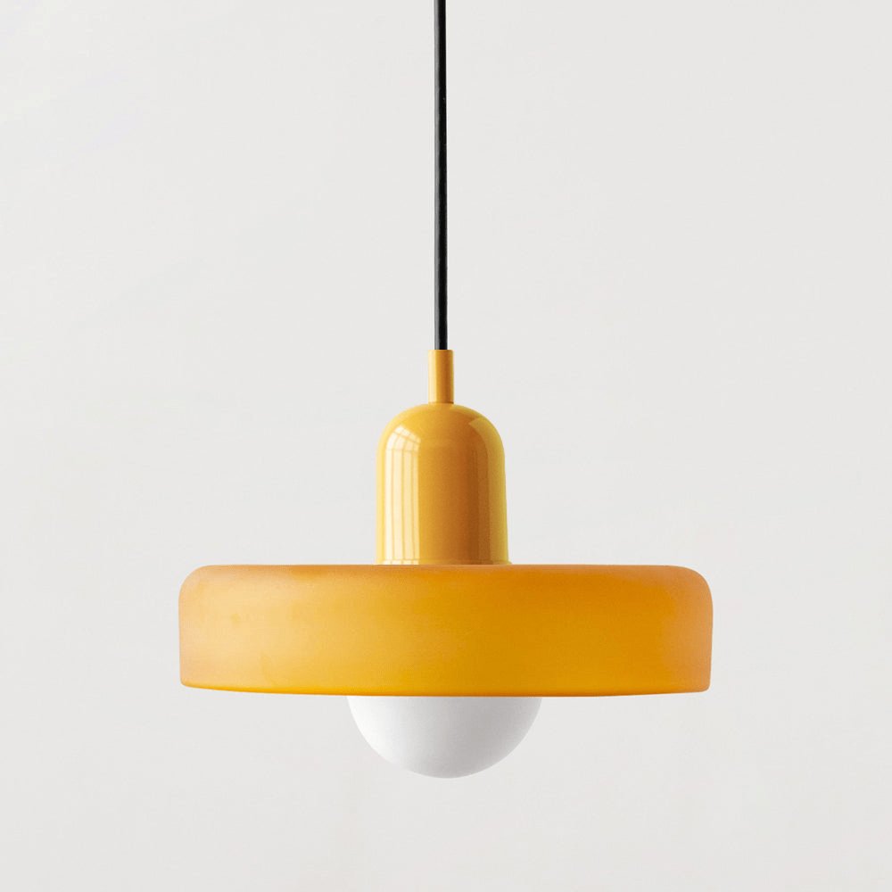 Bauhaus Geometric Glass Ceiling Lamp