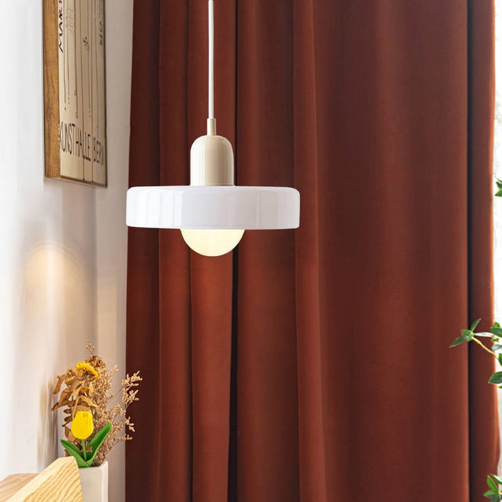 Bauhaus Geometric Glass Ceiling Lamp
