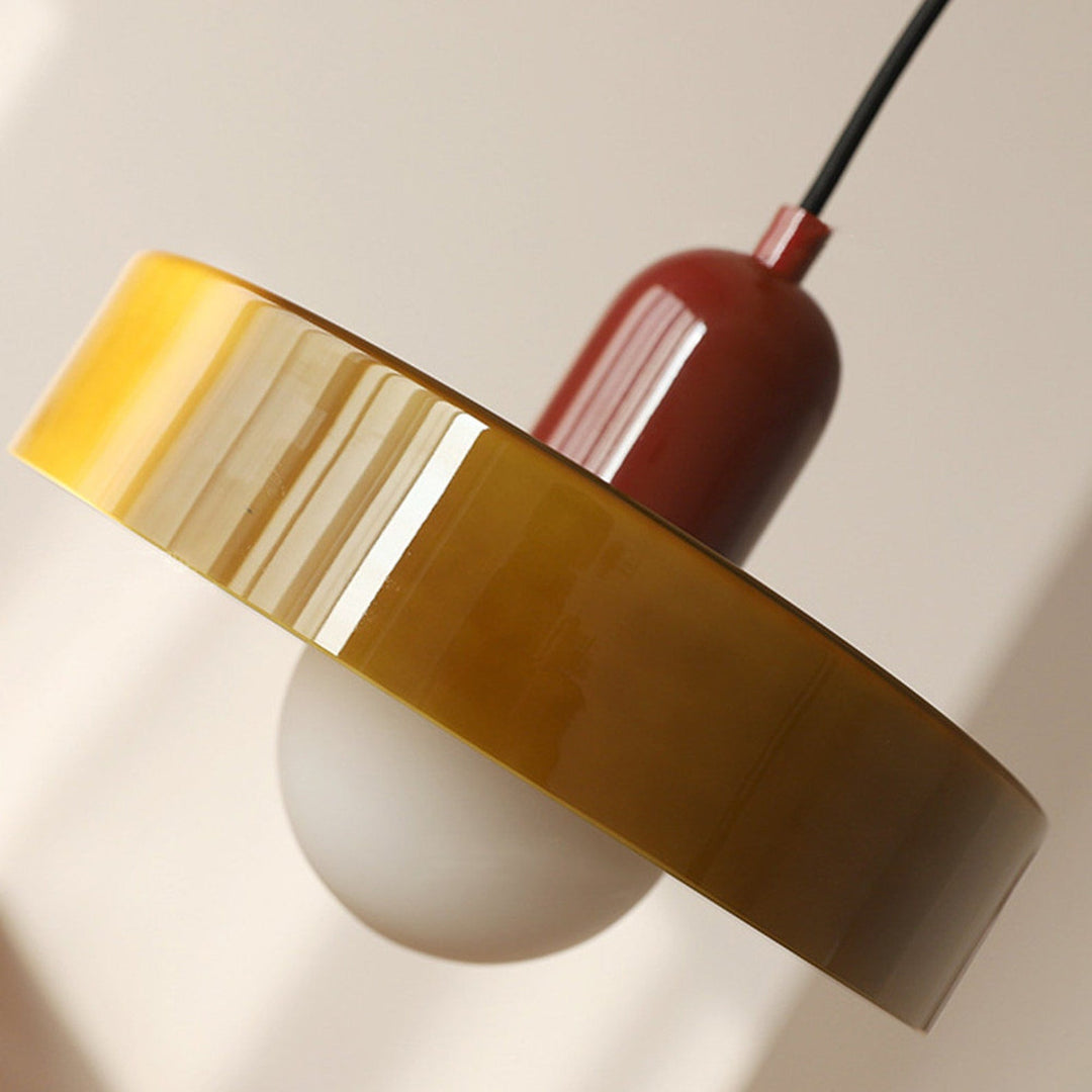 Bauhaus Geometric Glass Ceiling Lamp