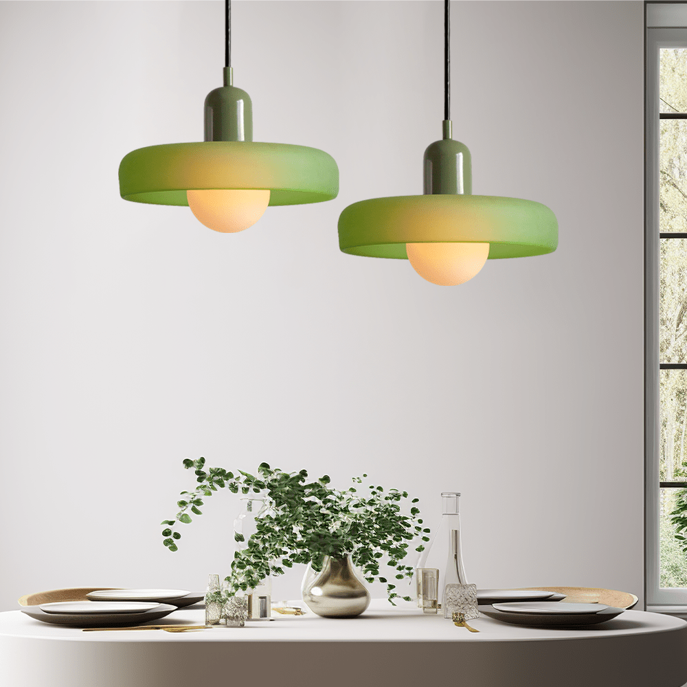 Bauhaus Geometric Glass Ceiling Lamp