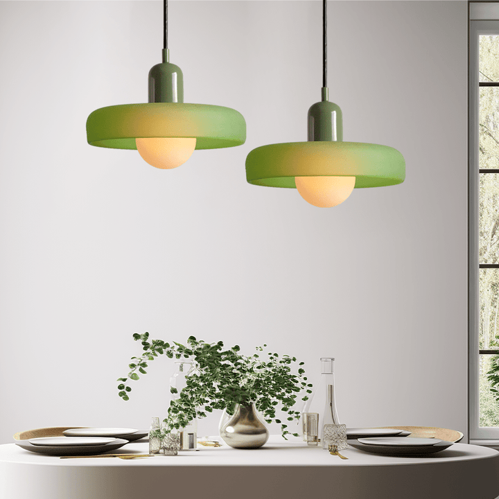 Bauhaus Geometric Glass Ceiling Lamp