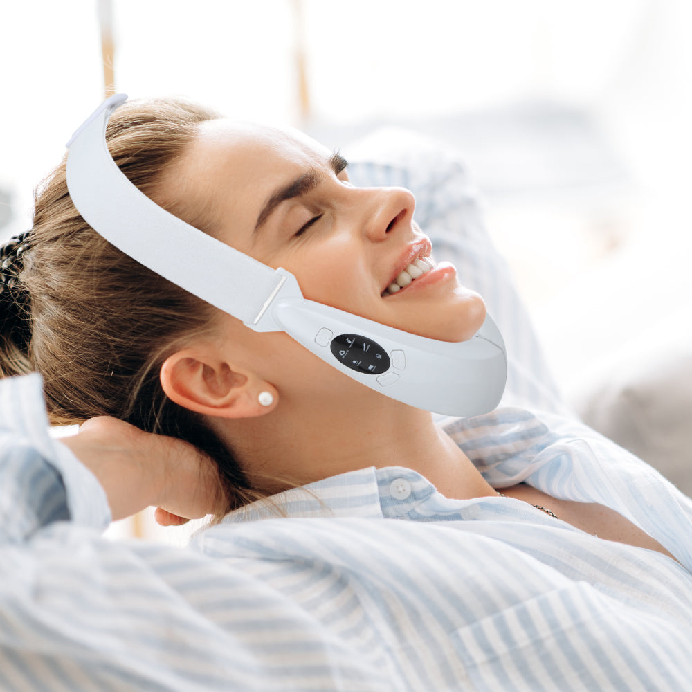 EMS Facial Slimmer with LED Therapy - Face Slimming and Double Chin Removal