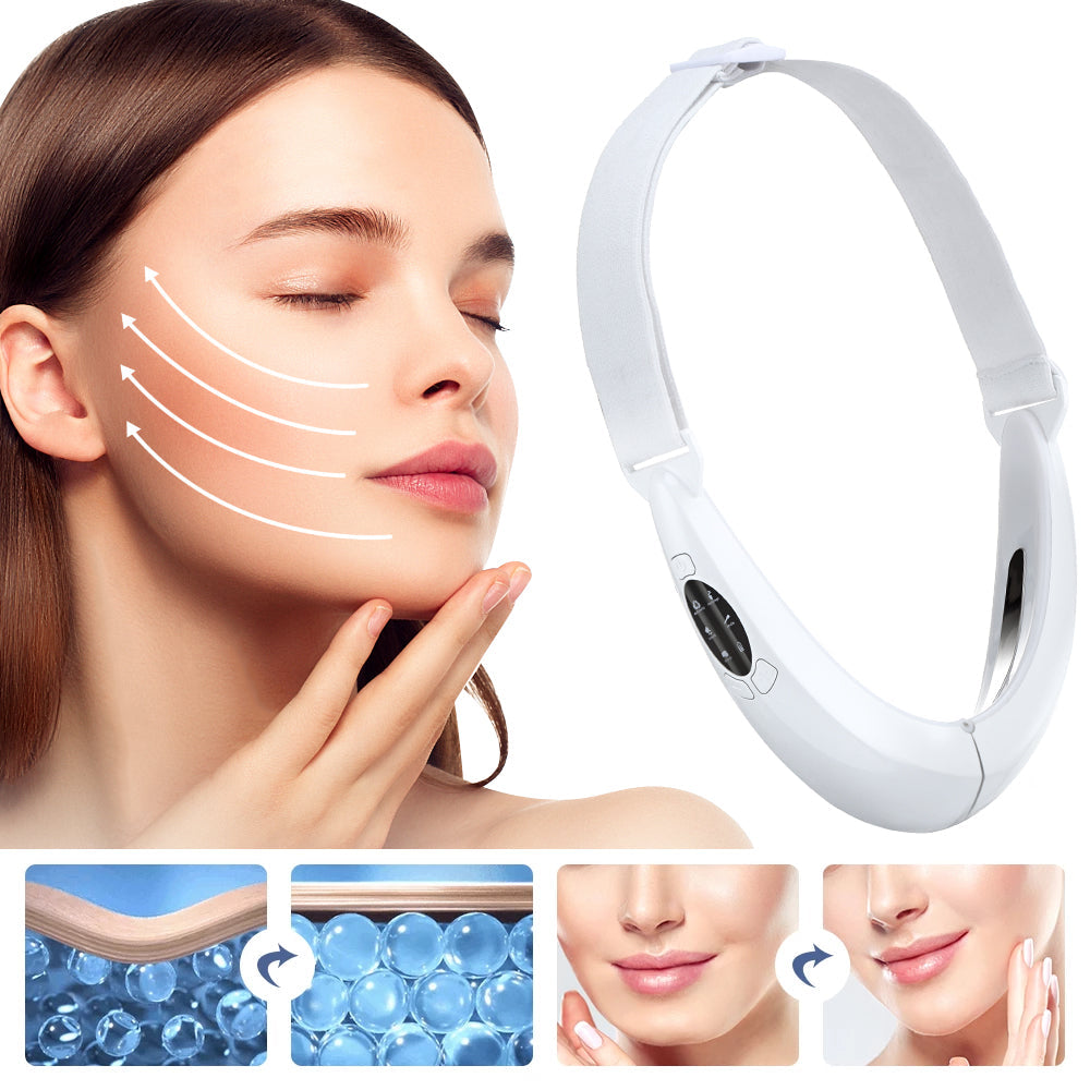 EMS Facial Slimmer with LED Therapy - Face Slimming and Double Chin Removal