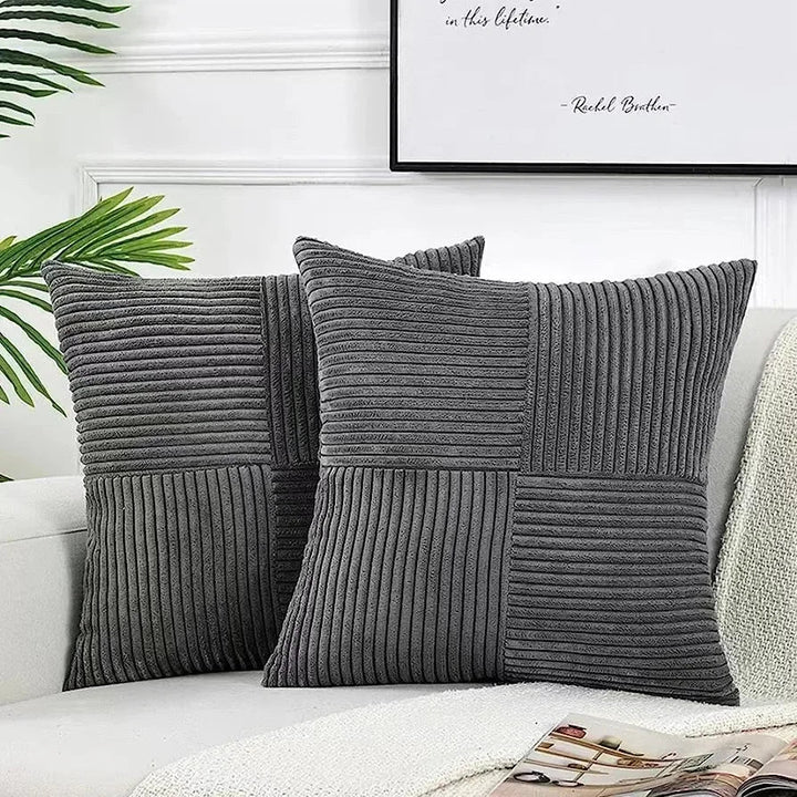 CordCush – Soft Corduroy Texture Cushion Cover