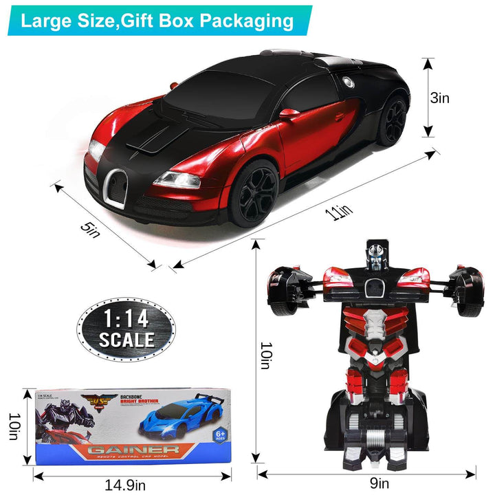 Transforming Remote Control Robot Car Toy