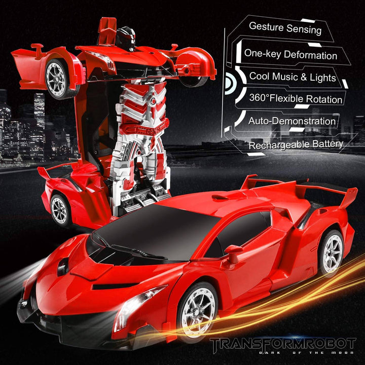 Ferngesteuertes Transformierbares Roboterauto Spielzeug