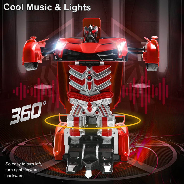 Transforming Remote Control Robot Car Toy