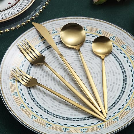 Minimalist Cutlery for Modern Tables - PureSet