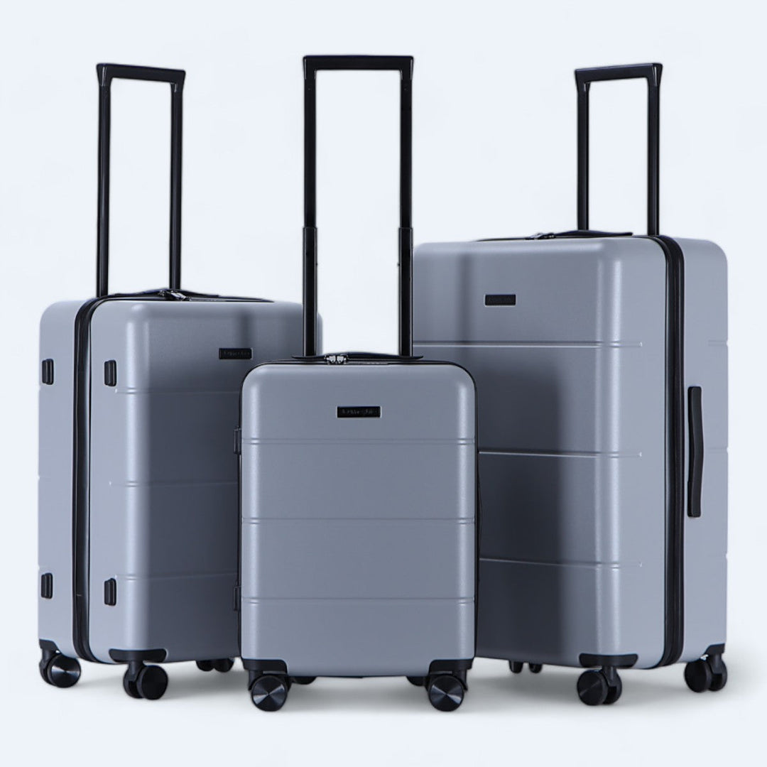 3-Piece Hard-Shell Suitcase Set – Atlas Explorer