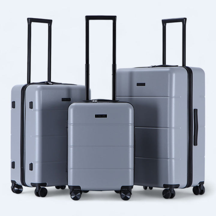 3-Piece Hard-Shell Suitcase Set – Atlas Explorer