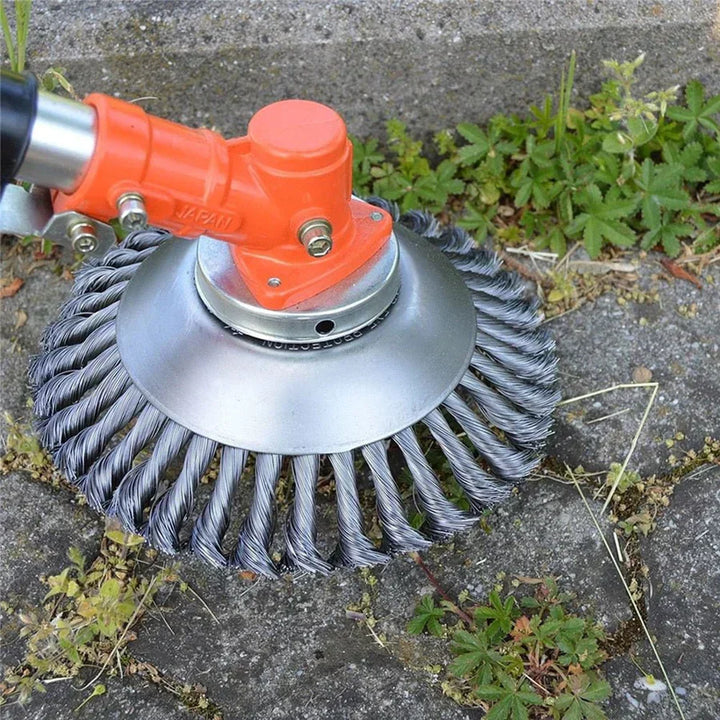 Steel Weed Brush & Trimmer – Effortless Garden Maintenance