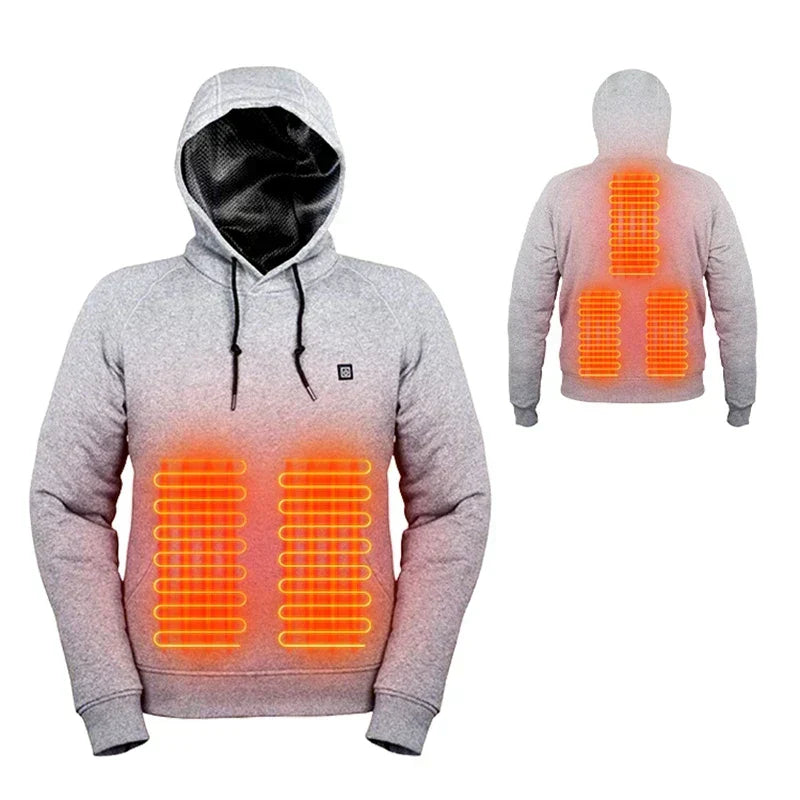 Unisex Heated Winter Hoodie - ThermaHoodie