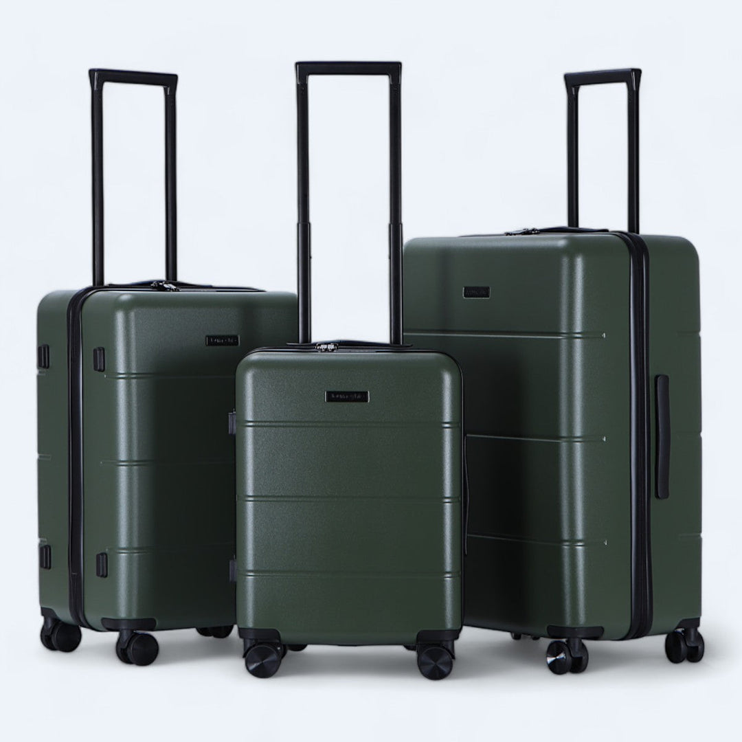 3-Piece Hard-Shell Suitcase Set – Atlas Explorer