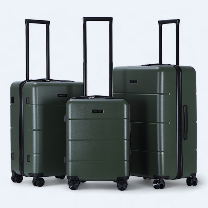 3-Piece Hard-Shell Suitcase Set – Atlas Explorer