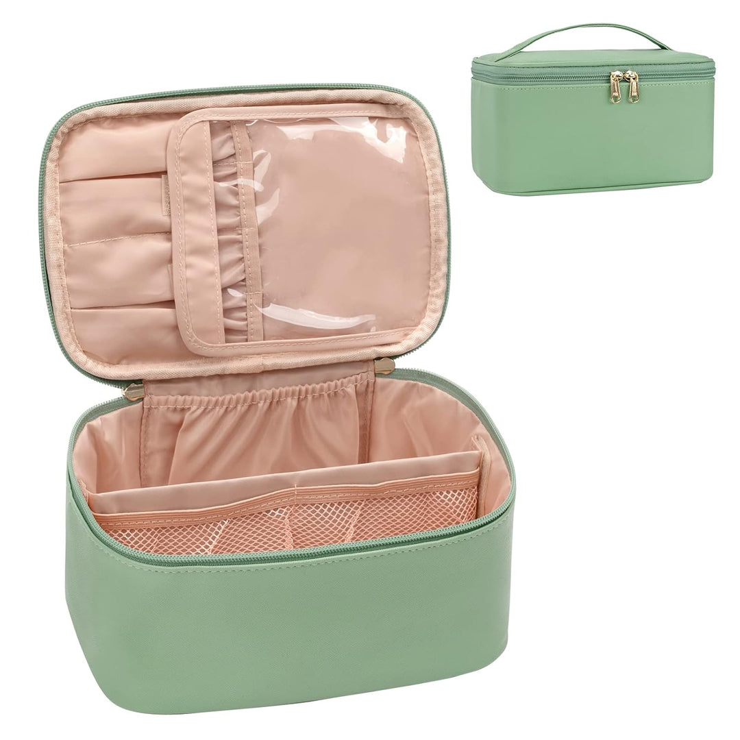 Tragbarer Make-up-Organizer mit Fächern