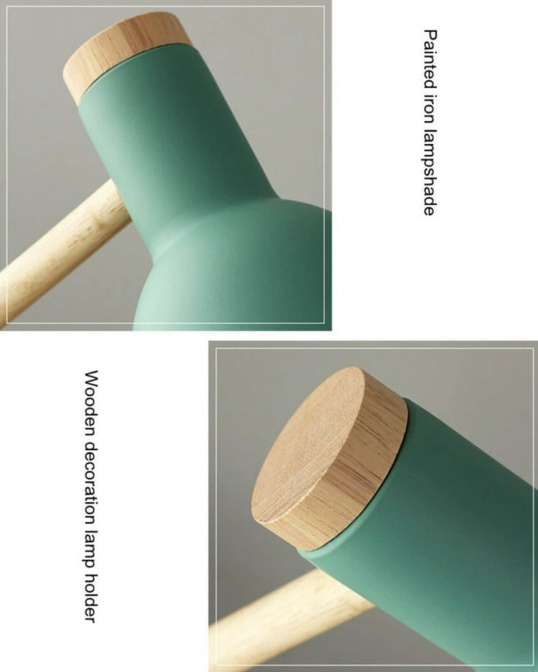 Scandinavian Wooden Table Lamp - LumiNord