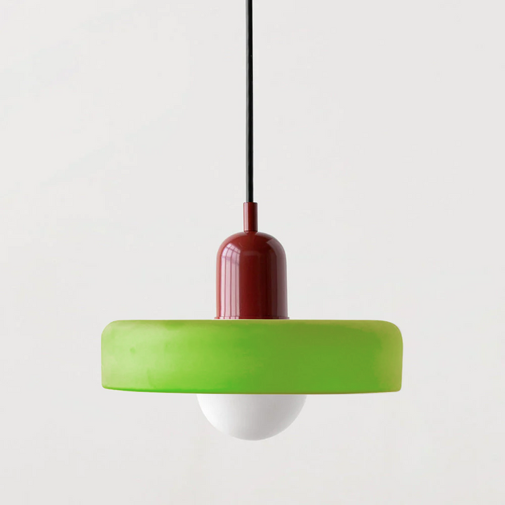 Colourful Bauhaus-Style Pendant Lamp - StiloGlas