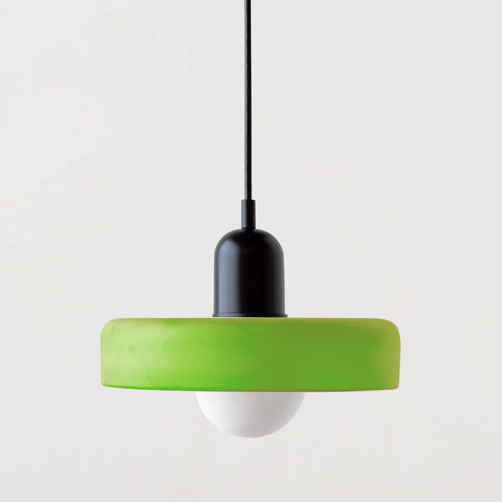 Colourful Bauhaus-Style Pendant Lamp - StiloGlas