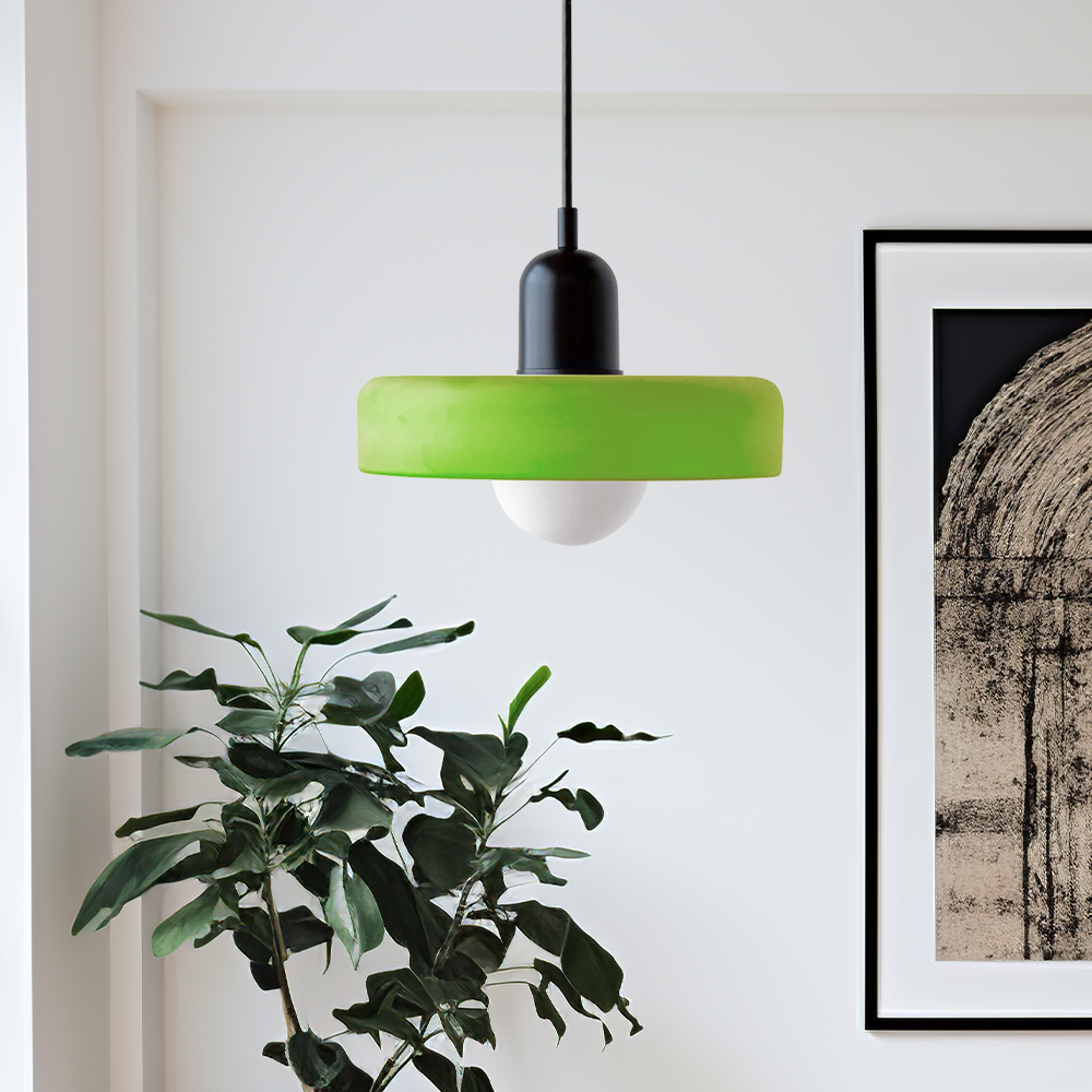 Colourful Bauhaus-Style Pendant Lamp - StiloGlas