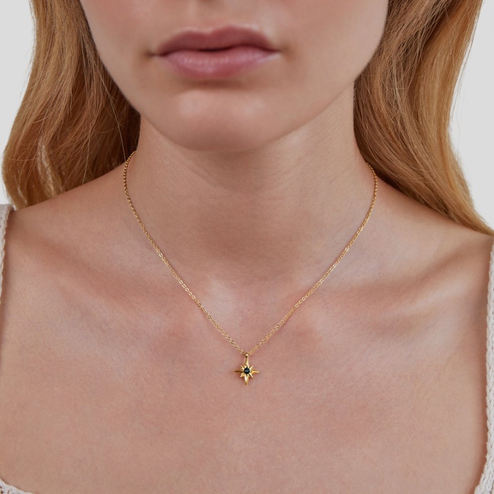 Guide Star Emerald Crystal Necklace