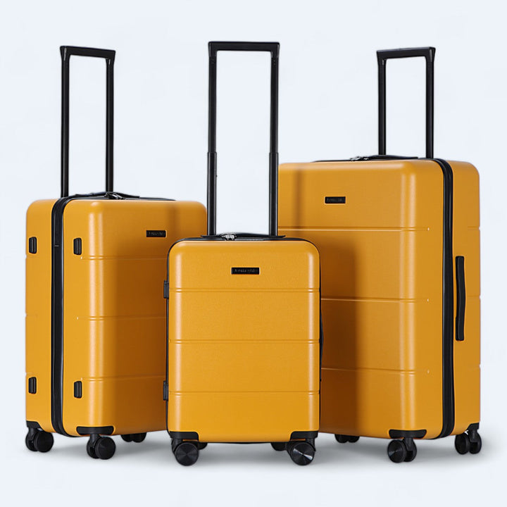 3-Piece Hard-Shell Suitcase Set – Atlas Explorer