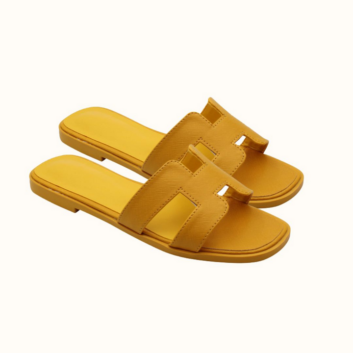 Women's H-Strap Sandals in Vegan Leather - Comfortable and Elegant