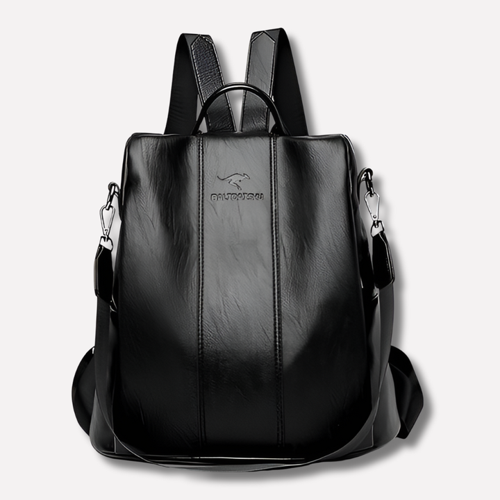 Chic Anti-Theft Backpack for Women – Stylish Leather Design with Concealed Storage