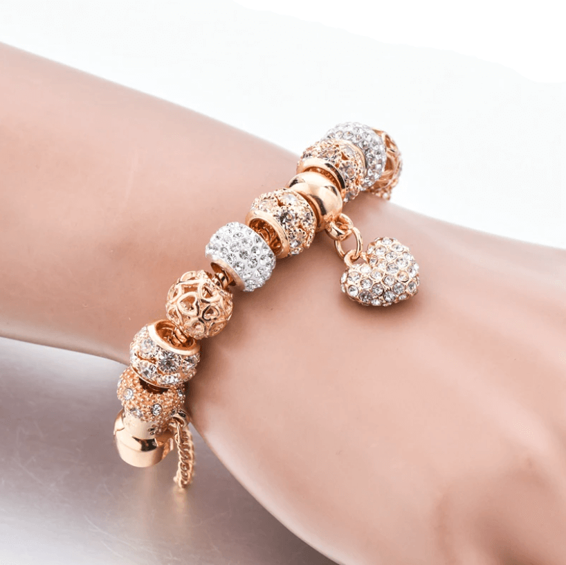 Heart Charm Bracelet