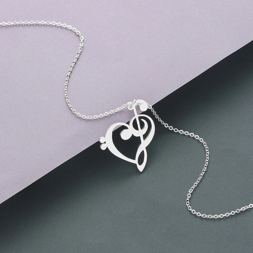 Musical Heart Necklace
